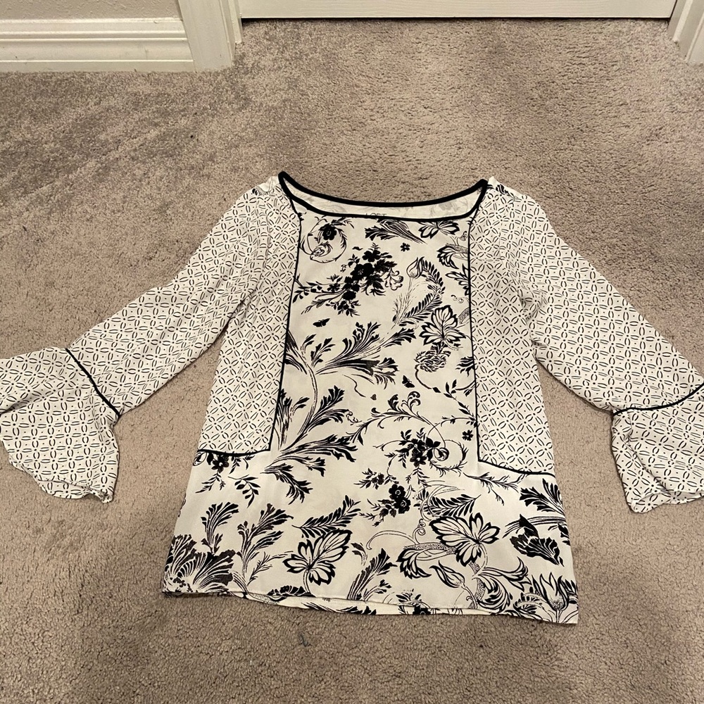 Black & white tunic